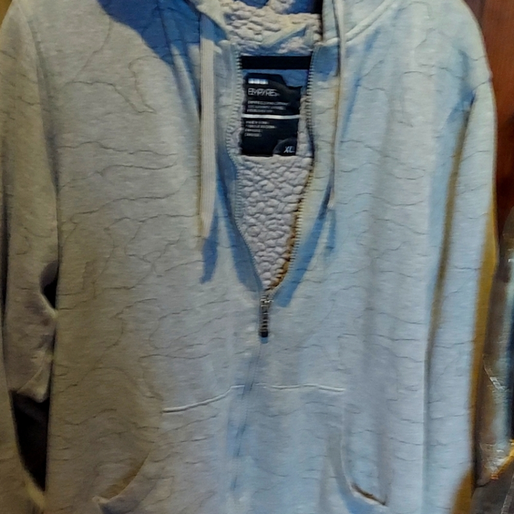 Men's Empire fleece line zippered hoodie